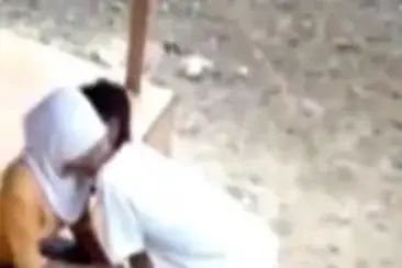 Ngintip Jilbab Sange Sama Pacarnya Di Lapangan Sekolah