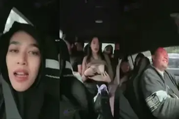Supir Ojol Anterin Gerombolan Cewek Lagi Live Show